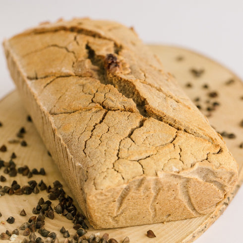 Glutensiz Baton Karabuğday Ekmeği - Cevizli Ekşi Mayalı