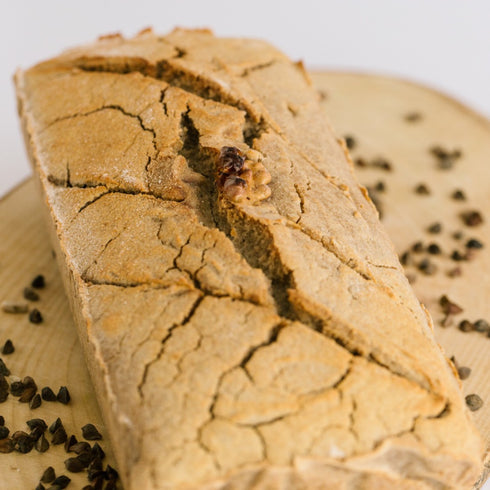 Glutensiz Baton Karabuğday Ekmeği - Cevizli Ekşi Mayalı