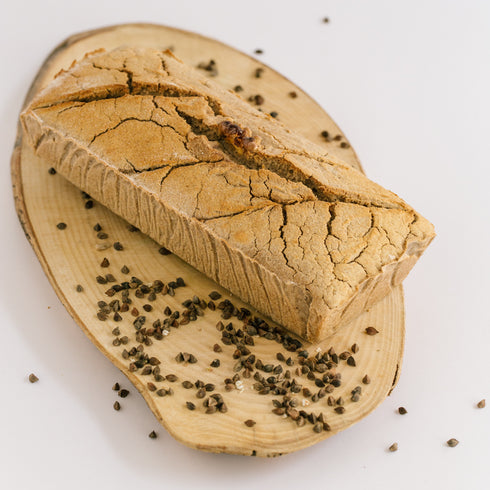 Glutensiz Baton Karabuğday Ekmeği - Cevizli Ekşi Mayalı